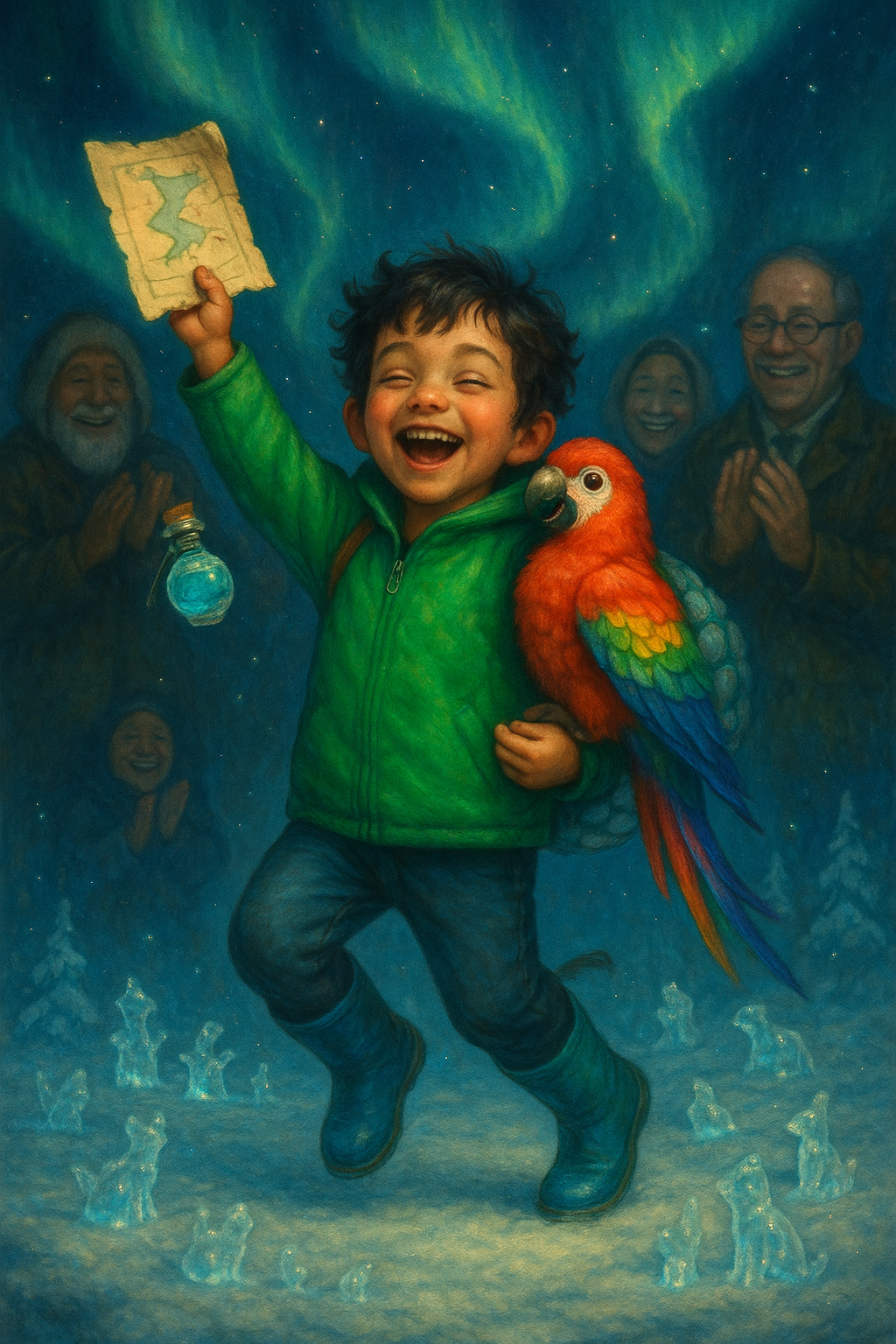 Story illustration 4 for Theo's Arctic Adventure