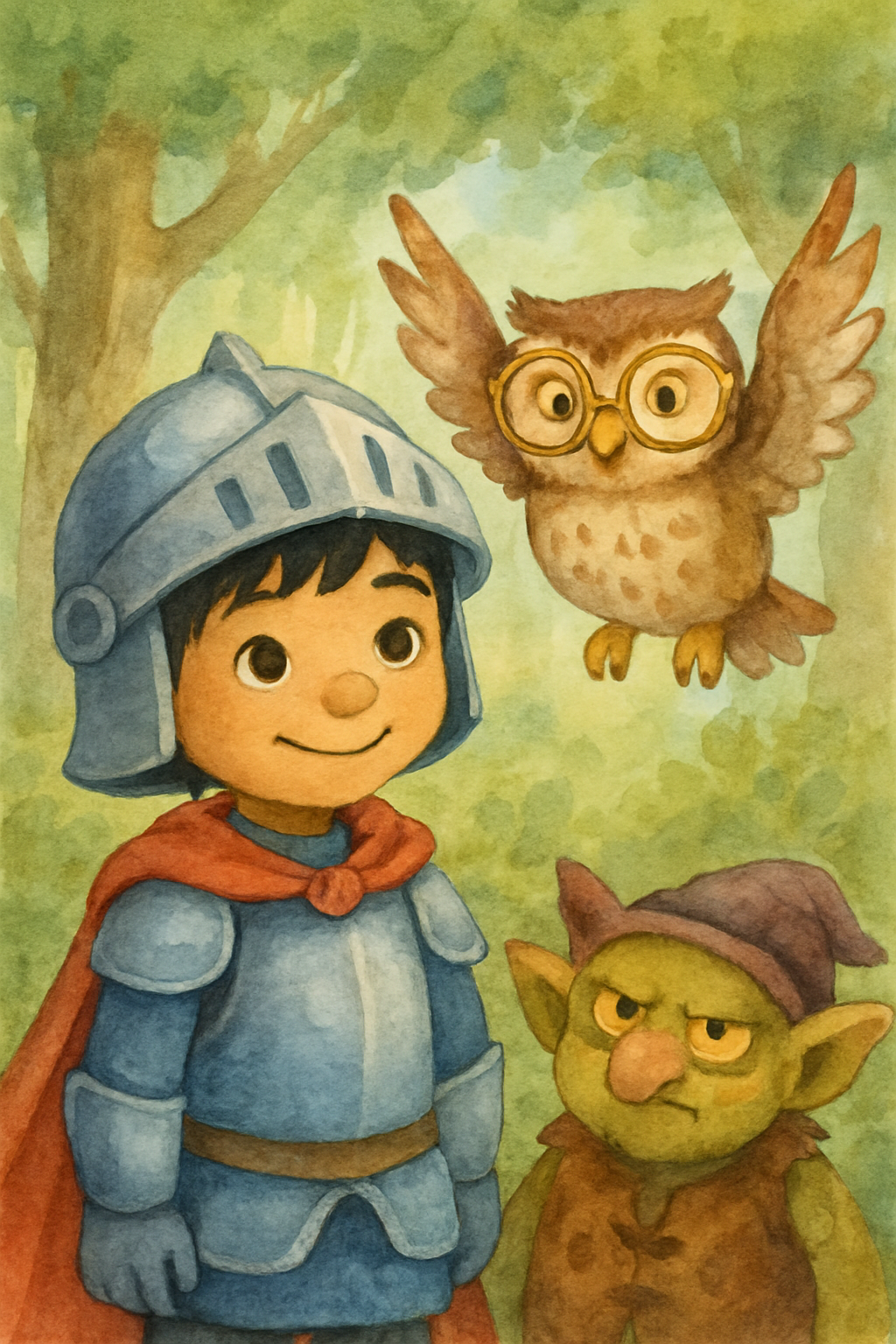 Story illustration 2 for The Knight and the Enchanted Forest Adventure