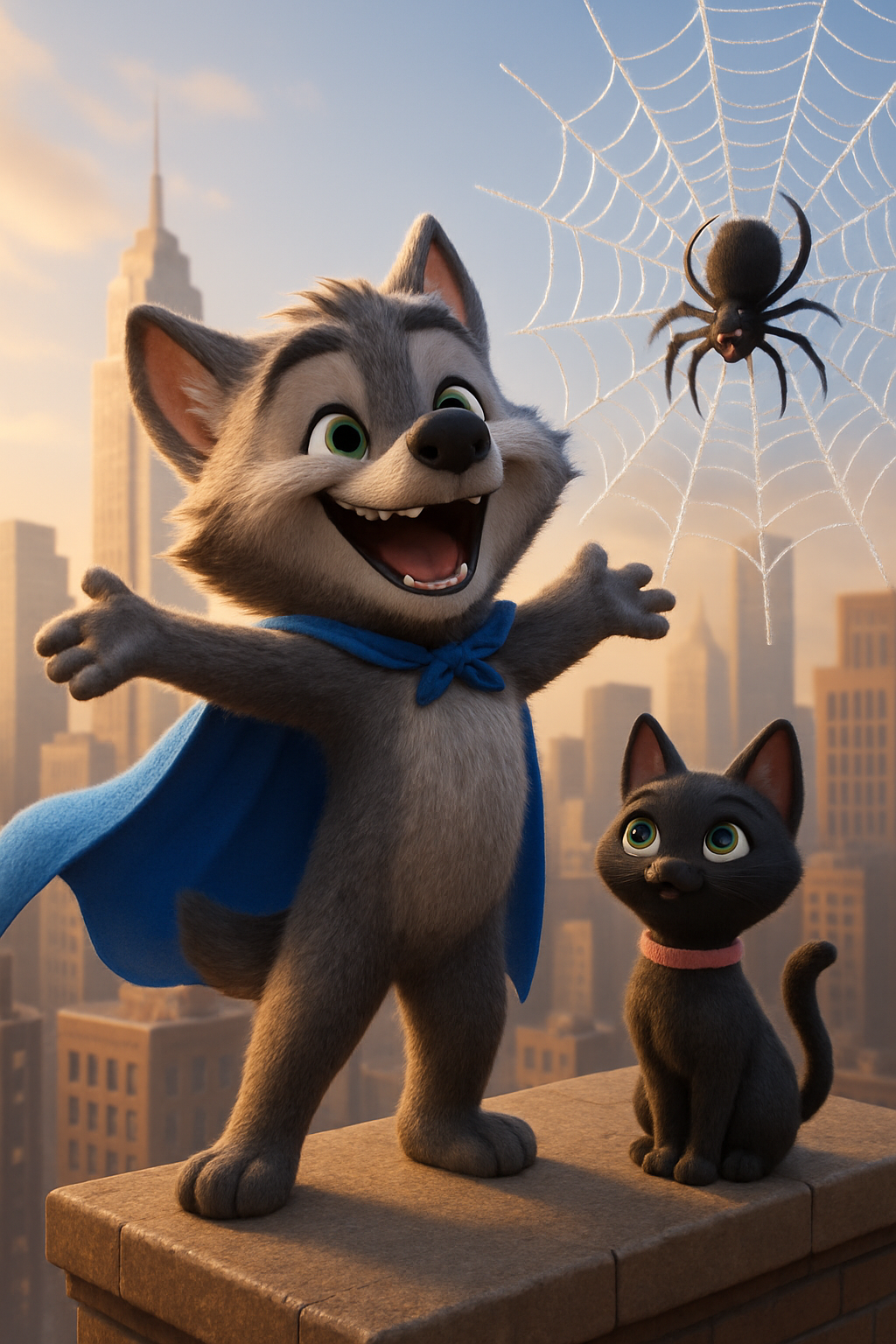 Story illustration 4 for Wolfboy and the Towers of Web