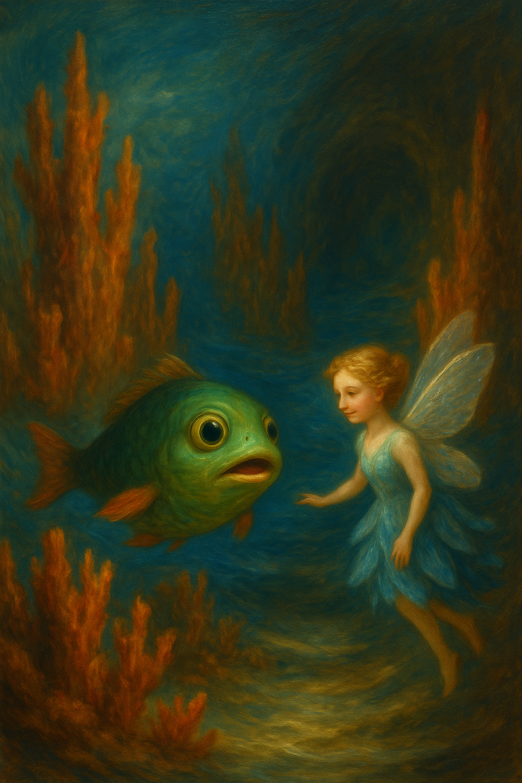 Story illustration 2 for Bubbles and the Glowing Lantern Adventure