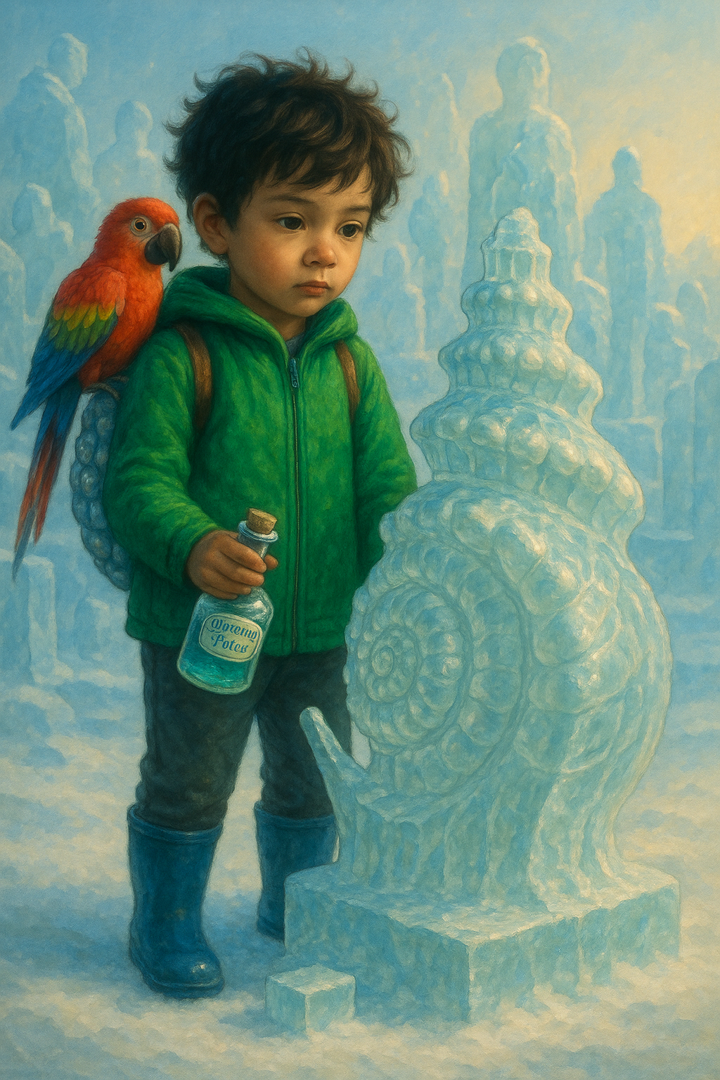 Story illustration 3 for Theo's Arctic Adventure
