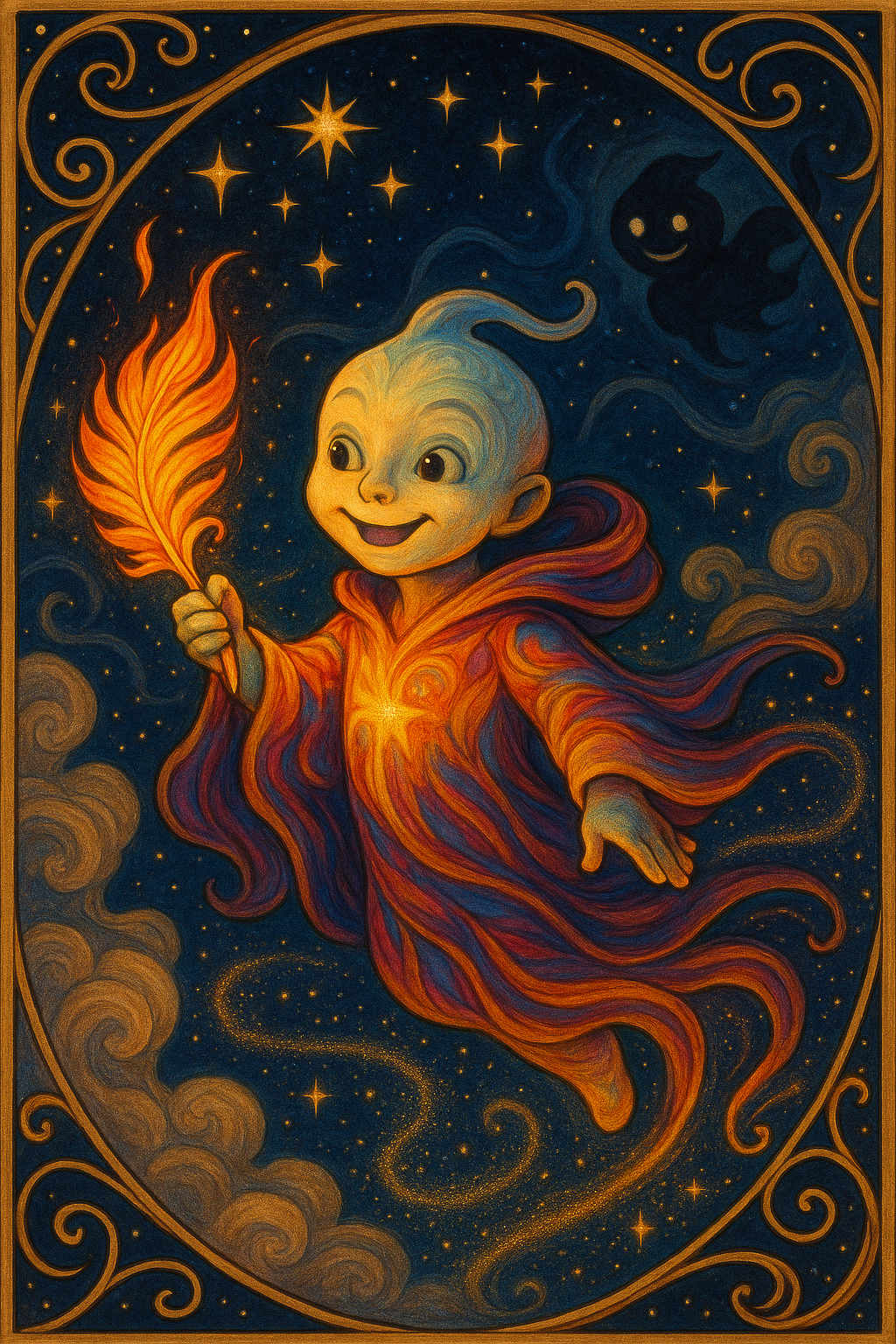 Story illustration 4 for The Ghost and the Cosmic Talent Show