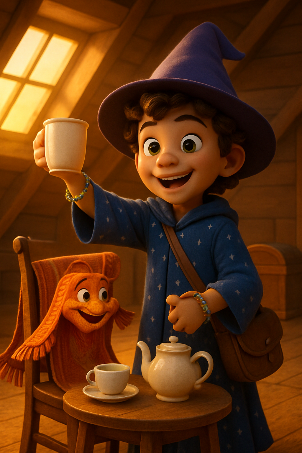 Story illustration 4 for Jasper and the Threads of Time