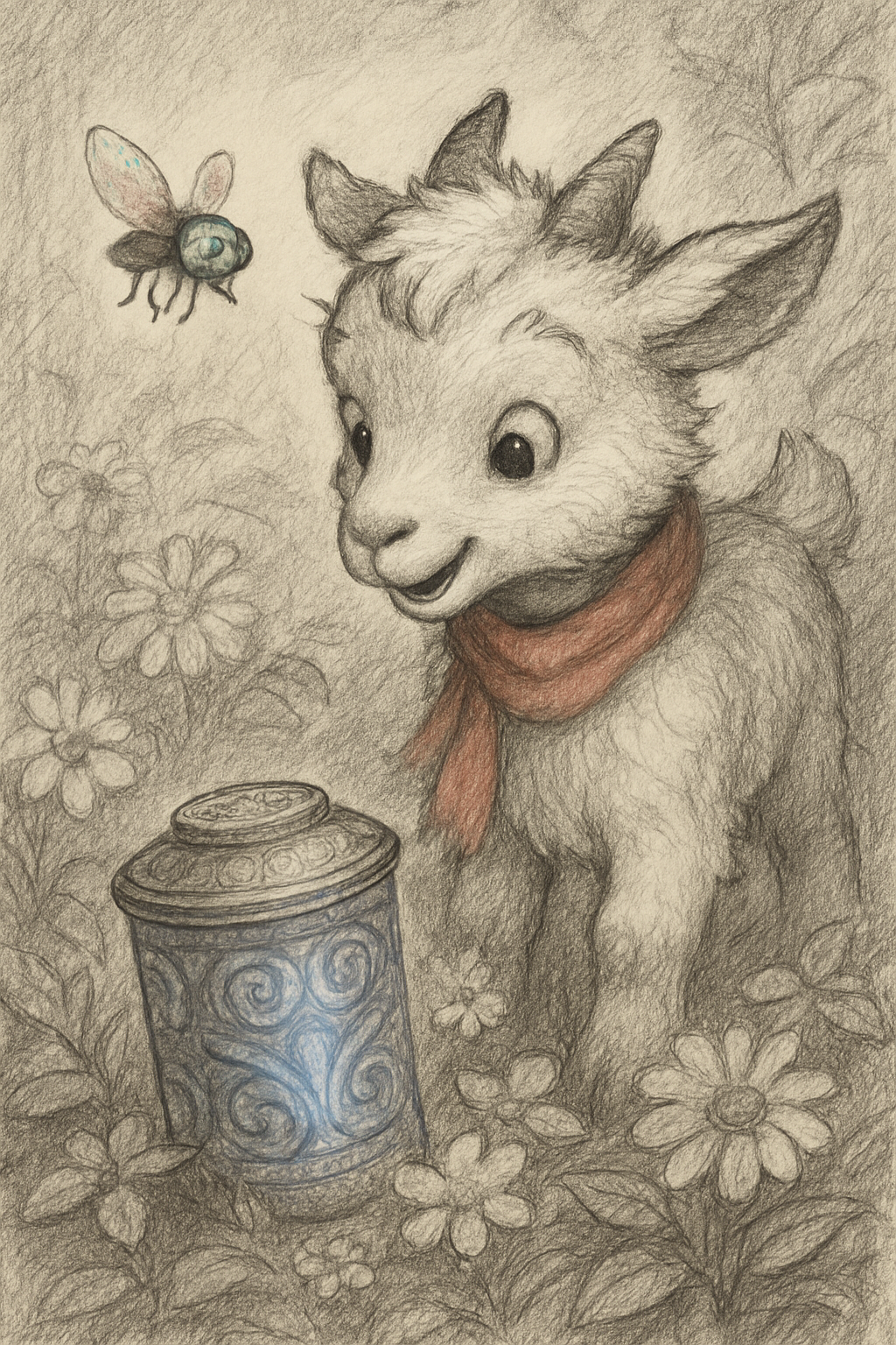 Story illustration 3 for Billy the Goat and the Perfect Can Adventure