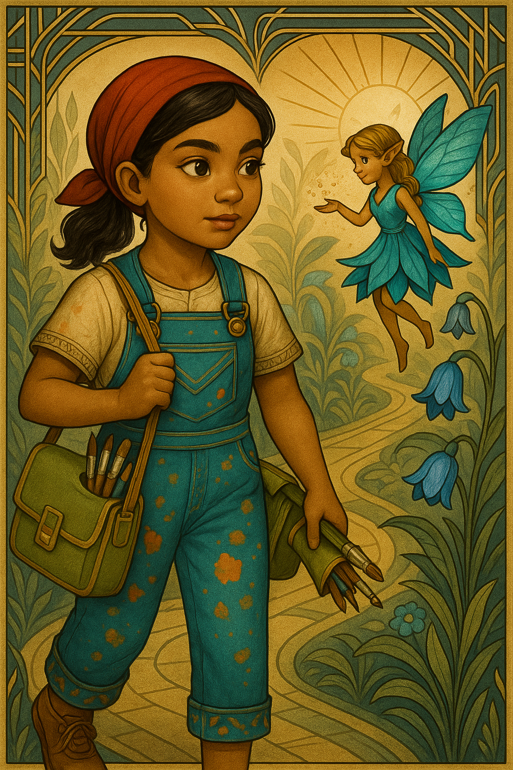 Story illustration 2 for Azalea and the Enchanted Gallery