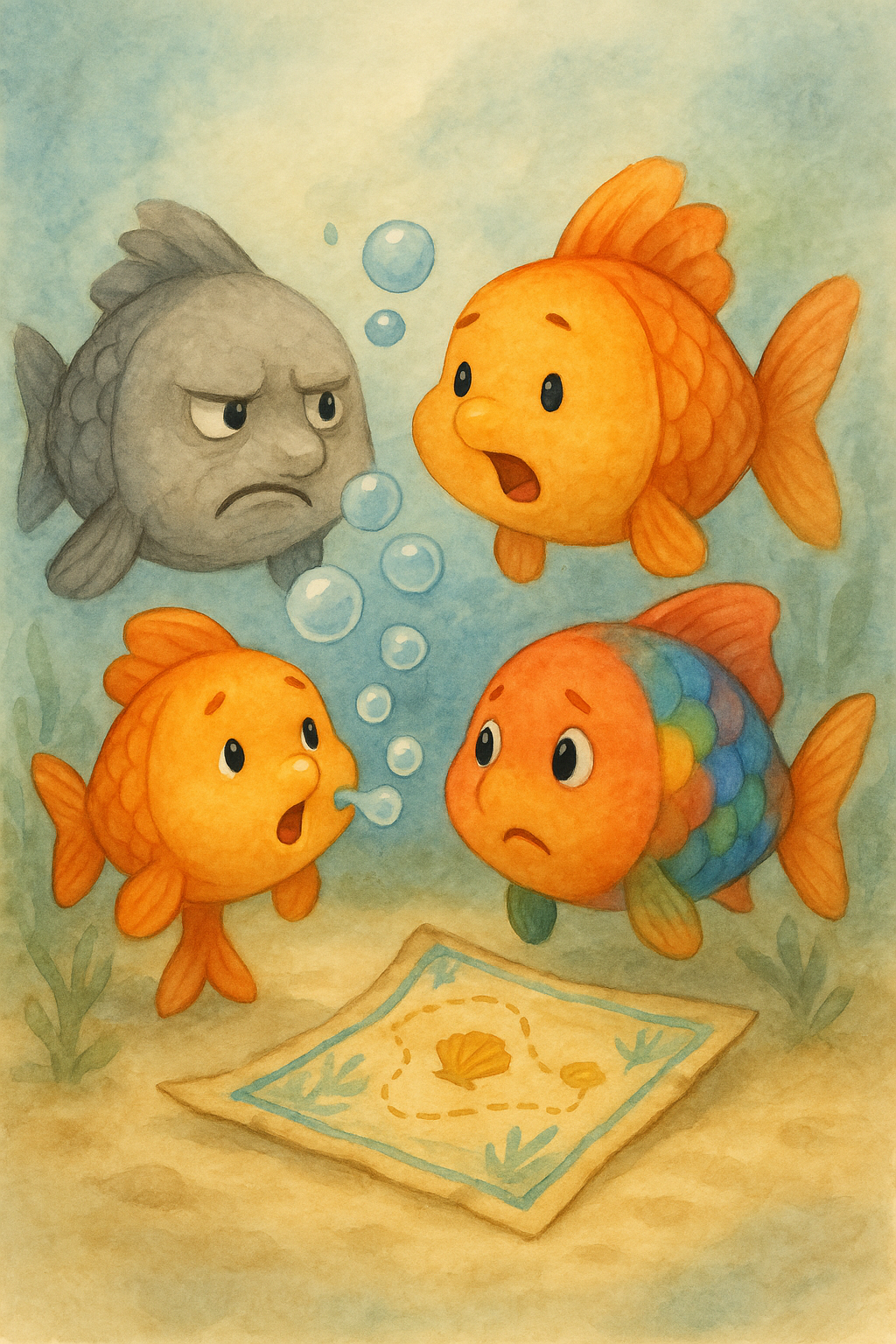 Story illustration 3 for Bubbles and the Map of Wonders