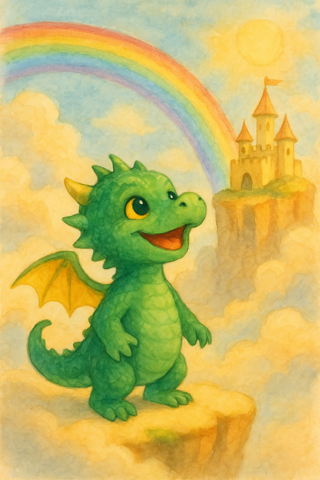 Illustration from Dragon's Rainbow Adventure