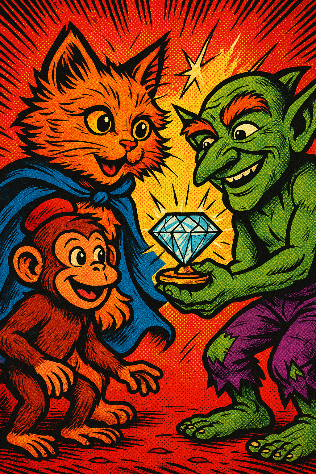 Story illustration 3 for Luna's Sparkling Treasure Hunt
