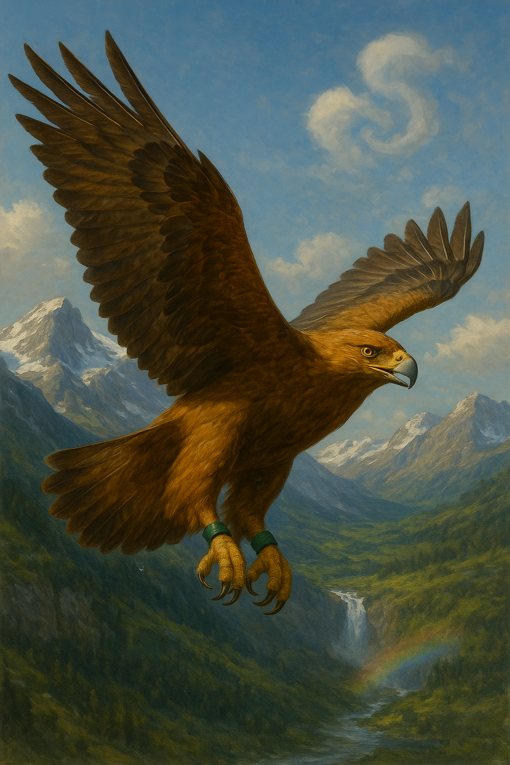 Illustration from Skyward Secrets of the Eagle's Flight