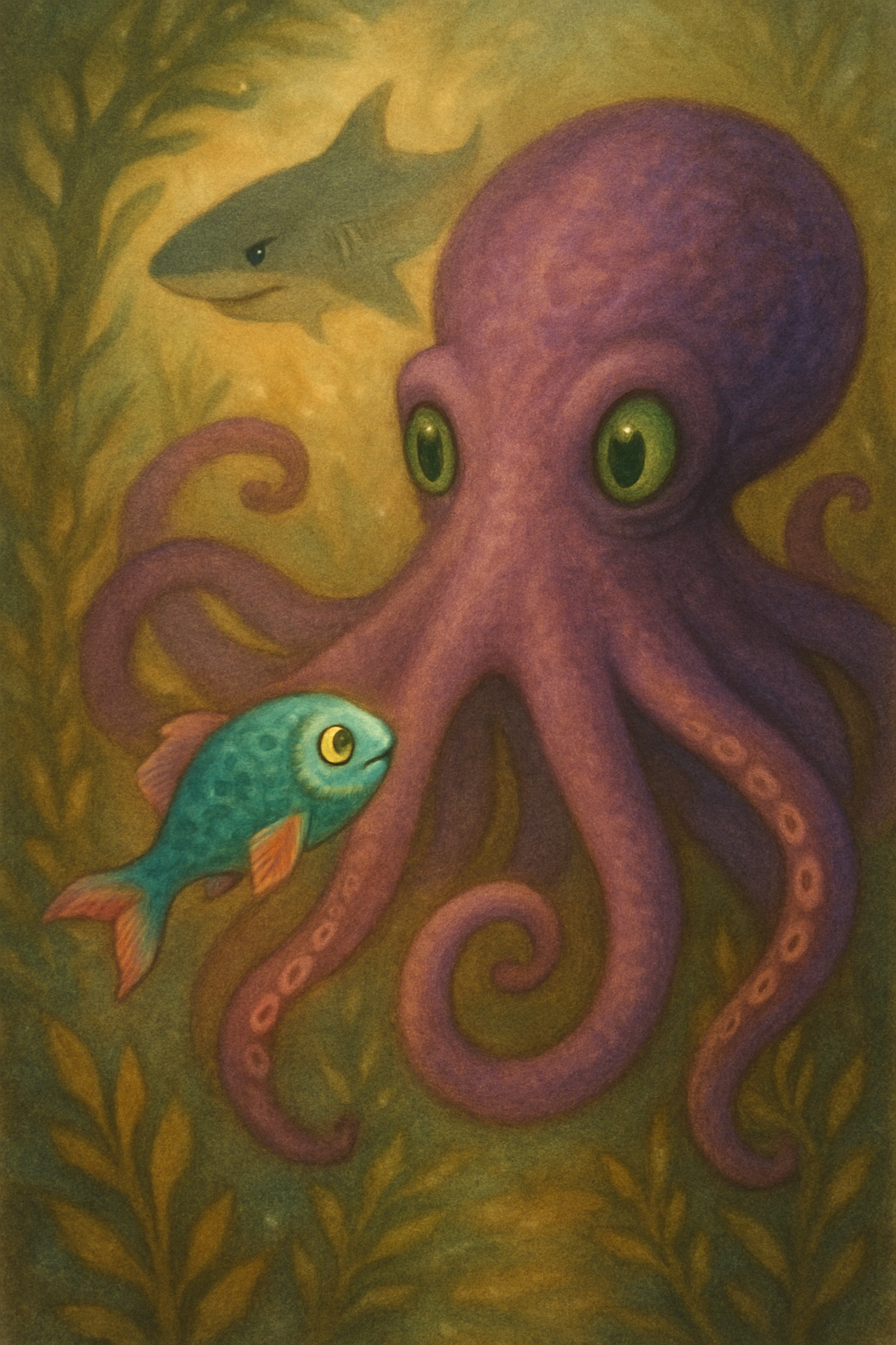 Story illustration 2 for Bubbles and the Crystal Adventure